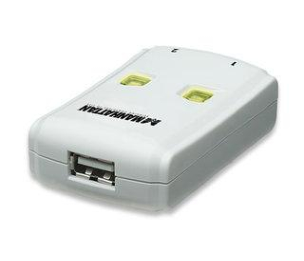 MANHATTAN Przełącznik automatyczny Hi-Speed USB 2.0 2 PC - 1 USB 162005 - 1464834 - zdjęcie 4